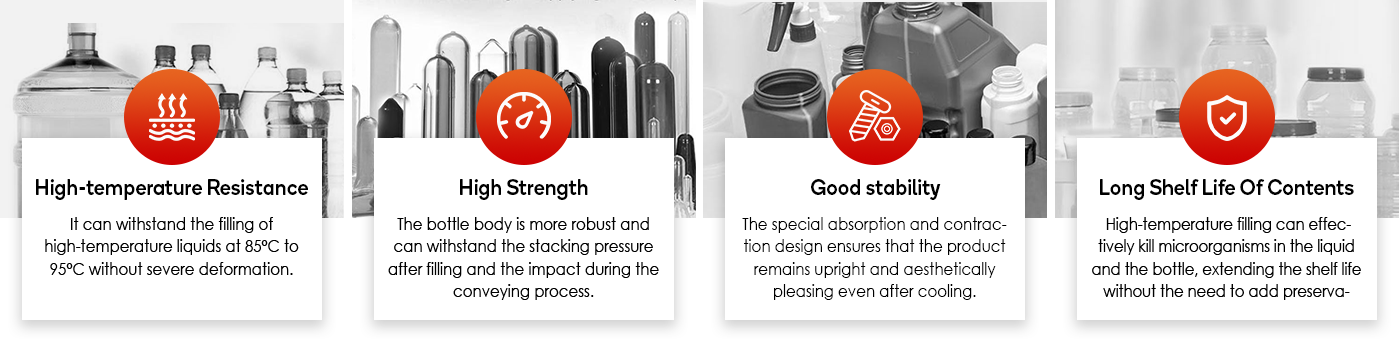 The characteristics and advantages of finished bottles